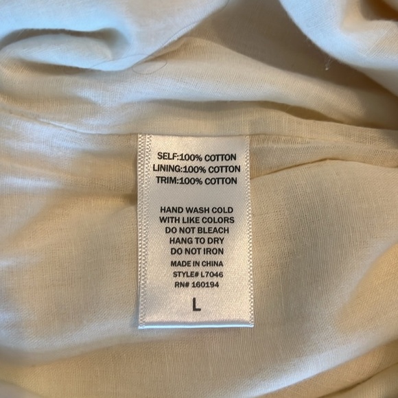 NWT By Together Cotton Scoop Neck Sleeveless Wide Leg Jumpsuit Size - Large - Picture 8 of 9